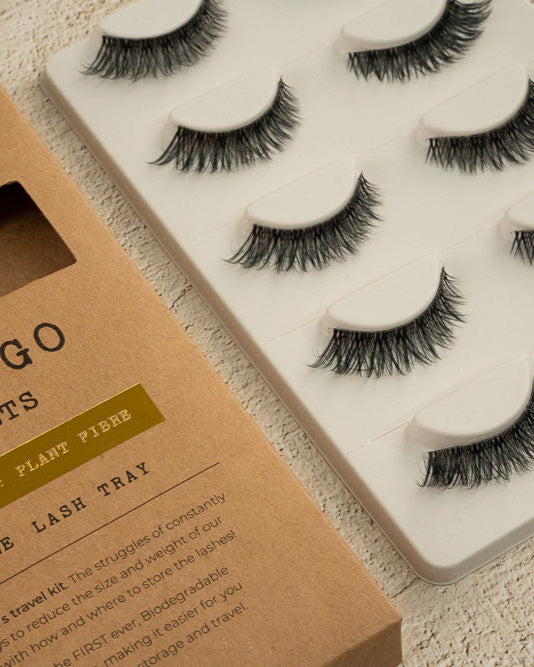 5 PAIR Multi-Pack EASY TEAR LASH TRAY – Biodegradable & Artist-Approved
