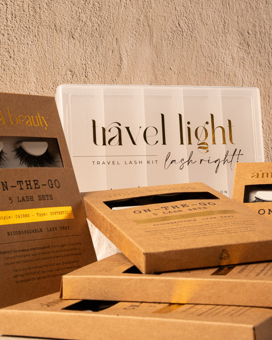 5 x 5 Tear Lash Pair Bundle + Travel Lash Storage Case