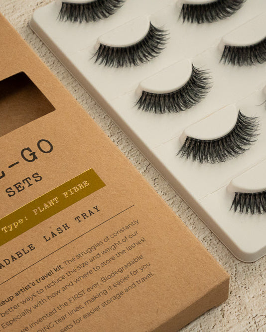 5 PAIR Multi-Pack EASY TEAR LASH TRAY – Biodegradable & Artist-Approved