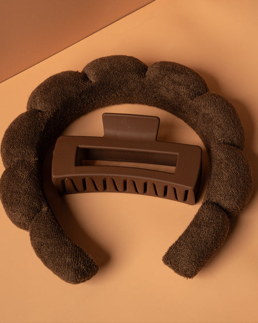 Cosmetic Hair Band + Claw Clip